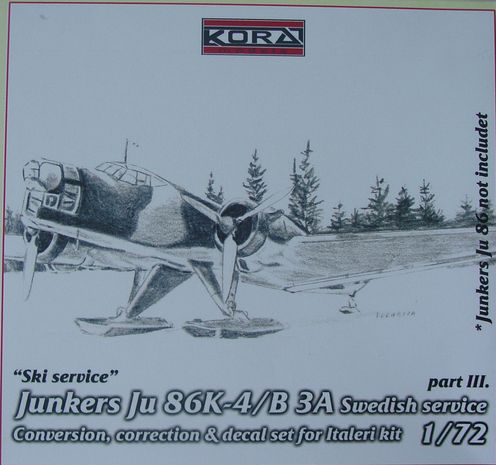 Junkers Ju86K-4/B-3A on ski's Swedish Service Part III  C7229
