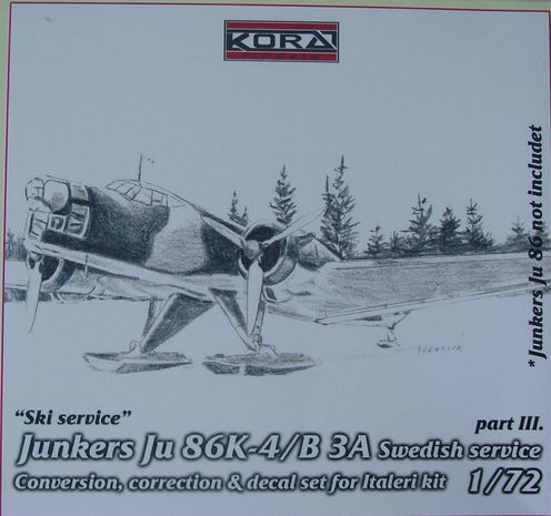 Junkers Ju86K-4/B-3A on ski's Swedish Service Part III C7229