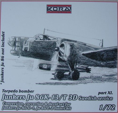 Junkers Ju86K-5/T-3B "Swedish Service Part XI C7237