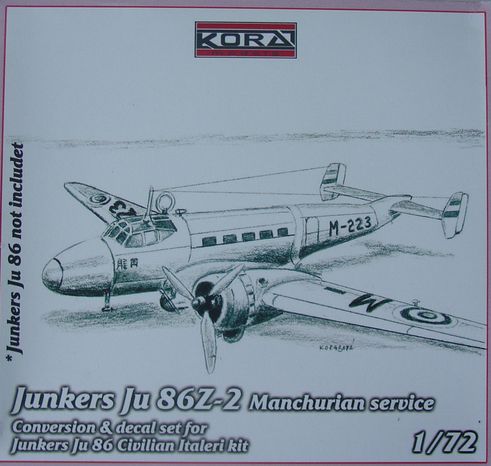 Junkers Ju86Z-2 Manchurian Service"  C7239