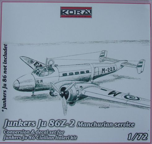 Junkers Ju86Z-2 Manchurian Service" C7239