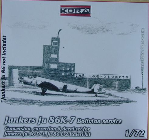 Junkers Ju86K-7 "Bolivian AF"  C72423