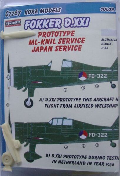 Fokker DXXI Mercury (Dutch and Japanese service) C7267