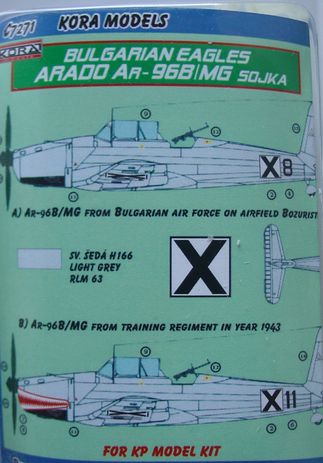 Arado Ar96B/MG Bulgarian Eagles (KP) C7271