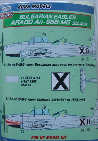 Arado Ar96B/MG  Bulgarian Eagles (KP)  C7271