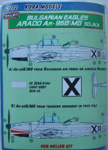 Arado Ar96B/MG Bulgarian Eagles II (Heller/Encore) C7272
