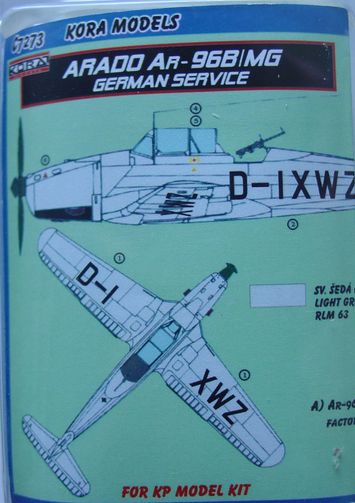 Arado Ar96B/MG (Luftwaffe I) for KP C7273