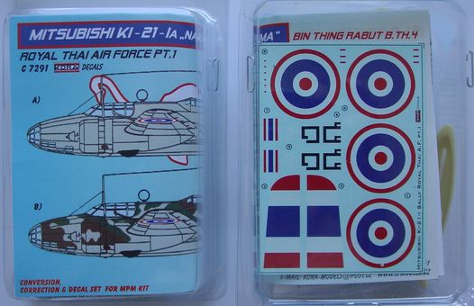 Mitsubishi Ki21A-1 'Nakajima" (Sally) Royal Thai AF part 1 (MPM) C7291