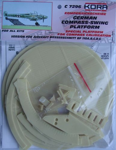 German Kompensierscheibe, special platform for Compass Calibration (for Messerchmitt BF110A/B/C/D/G) C7296