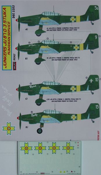 Junkers Ju87D-3 Stuka (Rumanian AF)  DEC3203