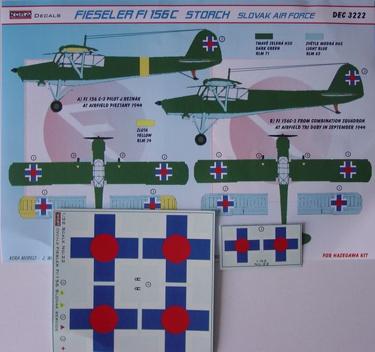 Fieseler Fi156C Storch (Slovak AF) DEC3222