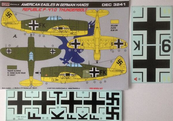 American Eagles in German Hands: Republic P47D Thunderbolt (Razorback)  DEC3241