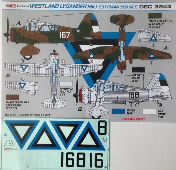 Westland Lysander MK1 in Estonian Service  DEC3243