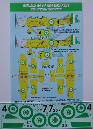 Miles M14 Magister (Egyptian service)  DEC48100