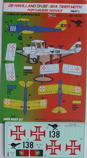 De Havilland DH82A Tiger Moth (Portugese Service - Air Force) Part 1  DEC48118