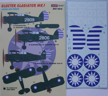 Gloster Gladiator MK1 (Chinese AF)  DEC4816