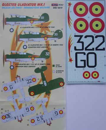 Gloster Gladiator MK1 (Belgian AF) DEC4819