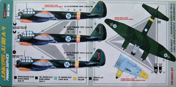 Junkers Ju88A-4 (Finnish AF) DEC4824