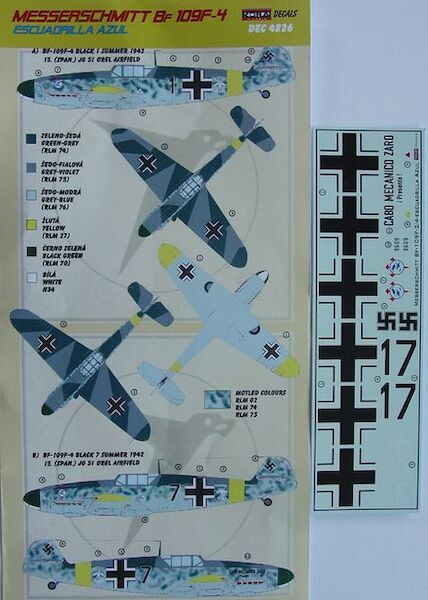Messerschmitt BF109F-4 (Escuadrilla Azul) DEC4826B