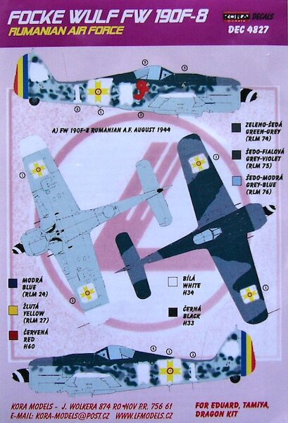 Focke Wulf FW190F-8 (Romanian Air Force) DEC4827