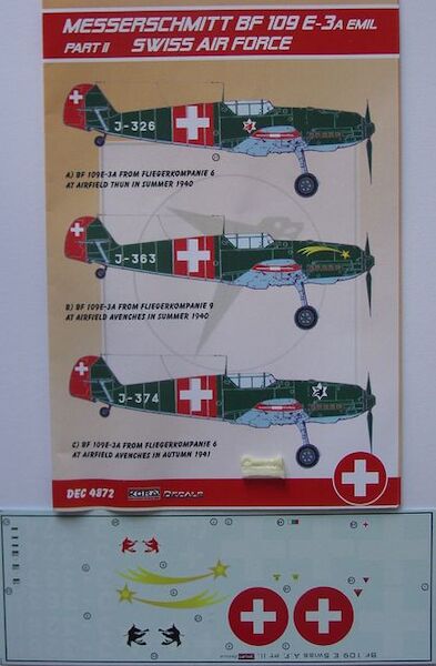 Messerschmitt BF109E-3a Emil (Swiss AF)  Part 2  DEC4872