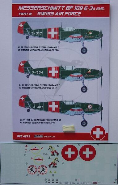 Messerschmitt BF109E-3a Emil (Swiss AF) Part 3 DEC4873