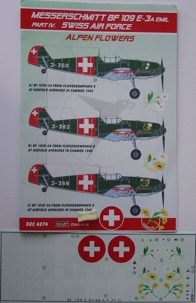 Messerschmitt BF109E-3a Emil (Swiss AF) Part 4 DEC4874