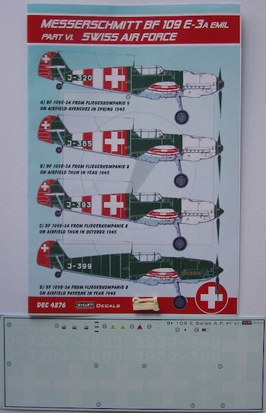 Messerschmitt BF109E-3a Emil (Swiss AF) Part 6  DEC4876