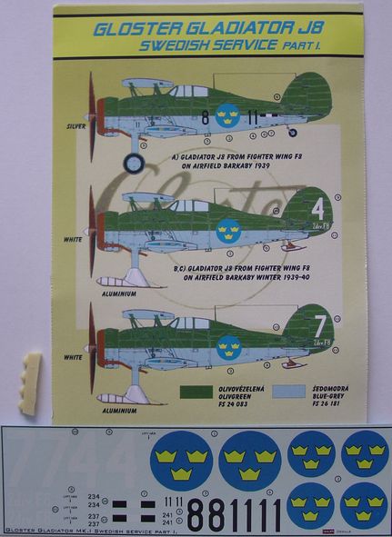 Gloster Gladiator J6 (Swedish AF I) DEC4881
