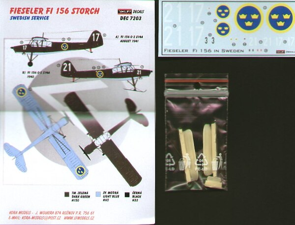 Fieseler Fi156 Storch with ski's (Sweden) DEC7203