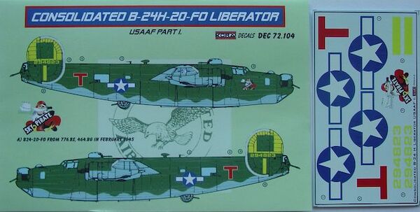 Consolidated B24H Liberator USAAF Part 1 DEC72104