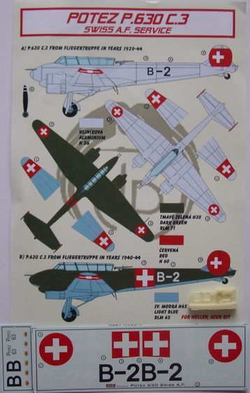 Potez 630 Swiss AF  DEC72128