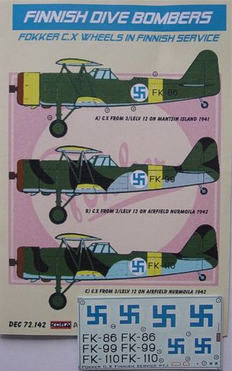 Fokker CX Finnish AF (Wheels) DEC72142