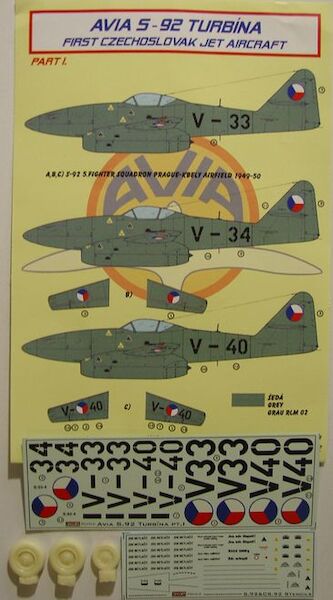 Avia S92 (Me262A-1a) in Czechoslovak Service part I  DEC72181