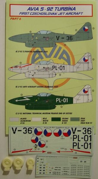 Avia S92 (Me262A-1a) in Czechoslovak Service part II  DEC72182