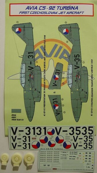 Avia CS92 (Me262B-1a) in Czechoslovak Service part II DEC72183