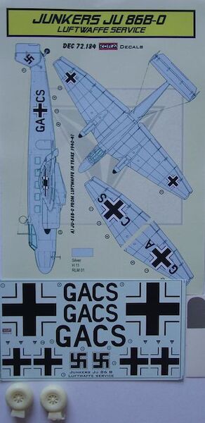 Junkers Ju86B-0 (Luftwaffe) DEC72184