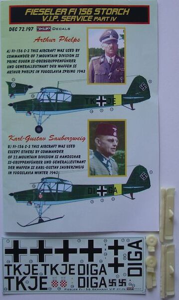 Fieseler Fi156C Storch VIP Part 4 (Phelps, Zauberzweig) DEC72197