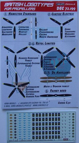 British logotypes for Propellers DEC72199