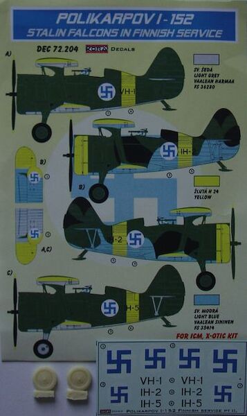 Stalins Falcons in Finnish Service (Polikarpov I-152) DEC72204