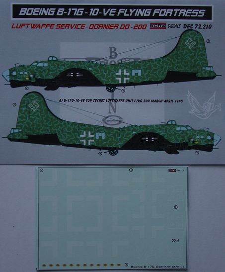 Boeing B17G Flying Fortress in Luftwaffe service part 3  DEC72210