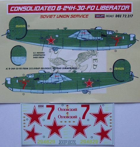 Consolidated B24H Liberator in Soviet service  DEC72217