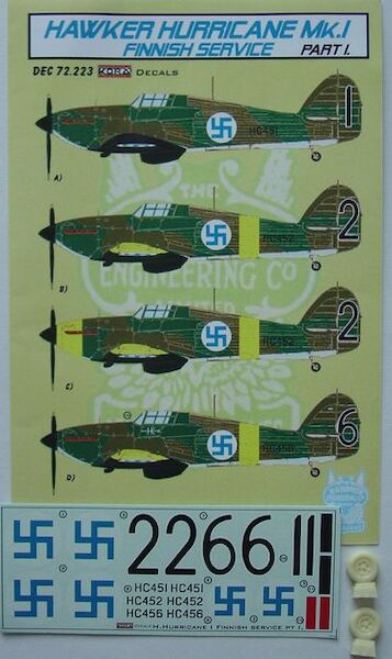 Hawker Hurricane MK1 in Finnish Service part 1 DEC72223