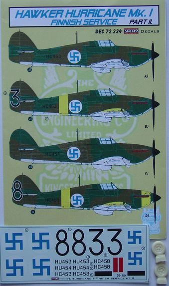 Hawker Hurricane MK1 in Finnish Service part 2 DEC72224