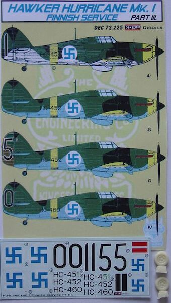 Hawker Hurricane MK1 in Finnish Service part 3 DEC72225