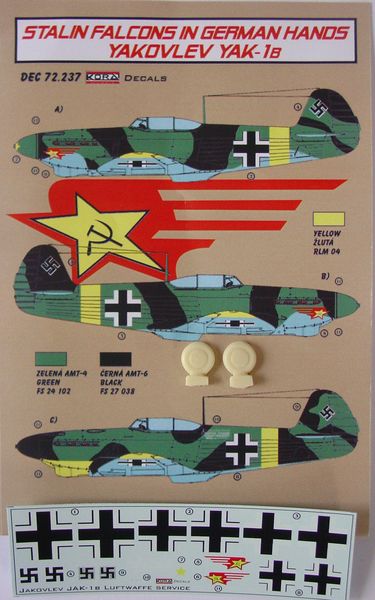 Stalin Falcons in German hands; Yakovlev Yak1b DEC72237