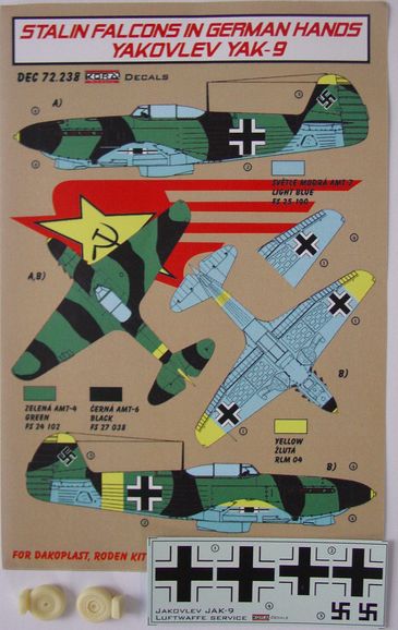 Stalin Falcons in German hands; Yakovlev Yak9  DEC72238