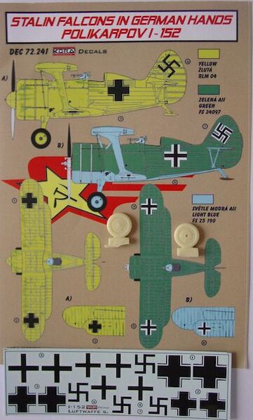 Stalin Falcons in German hands; Polikarpov I-152 DEC72241