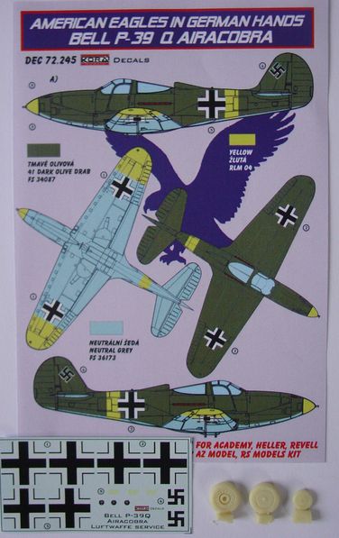 American Eagles in German hands: Bell P39Q Airacobra DEC72245