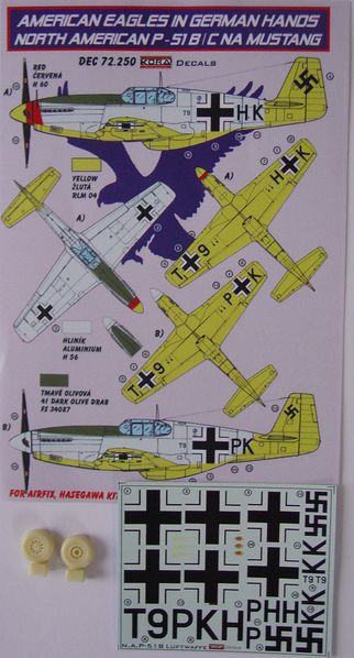 American Eagles in German hands: North American P51B/C Mustang DEC72250